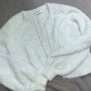 Aritzia Sunday Best Kitten cardigan.